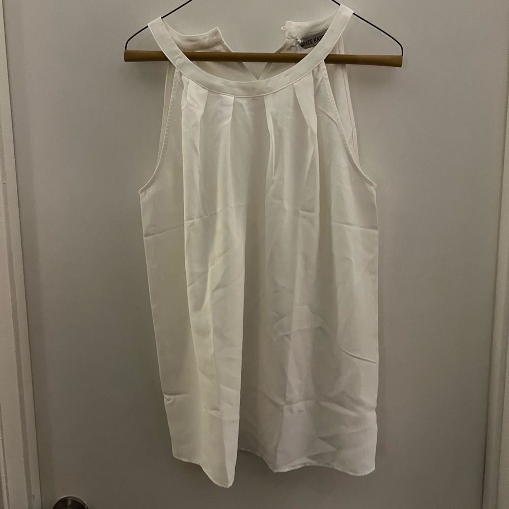Casual Chiffon Halter Cut Top Blouse